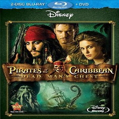 Pirates Of The Caribbean: Dead Man's Chest (캐리비안의 해적: 망자의 함) (한글무자막)(Three-Disc Blu-ray/DVD Combo) (2006)