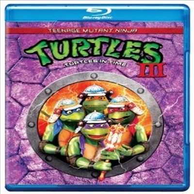 Teenage Mutant Ninja Turtles III: Turtles in Time (닌자 거북이 3) (한글무자막)(Blu-ray)