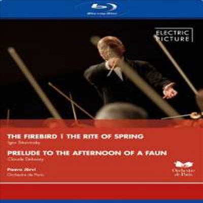 스트라빈스키: 불새 모음곡, 봄의 제전 & 드뷔시: 목신의 오후에의 전주곡 (Stravinsky: The Firebird, The Rite Of Spring & Debussy: Prelude A L'Apres-Midi D'Un Faune) (Blu-ray)(2013) - Paavo Jarvi
