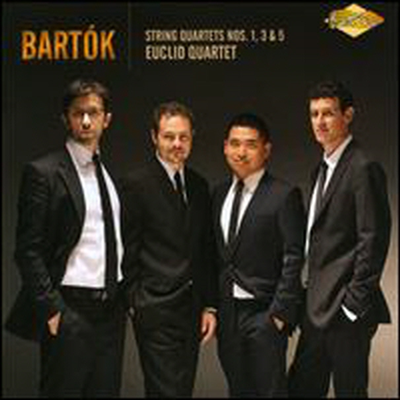 바르톡: 현악 사중주 1, 3, 5번 (Bartok: String Quartets Nos.1 3 &amp; 5)(CD) - Euclid Quartet