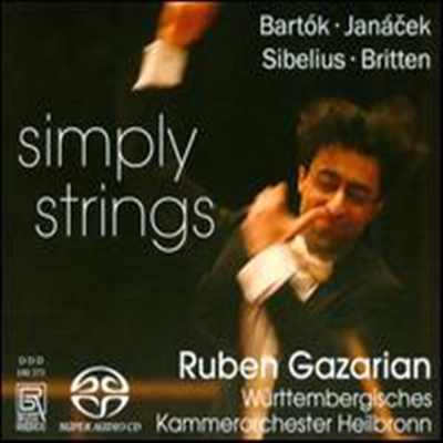 가차리안 - 심플리 스트링스 (Bartok, Britten, Sibelius & Janacek - Simply Strings) (SACD Hybrid) - Ruben Gazarian