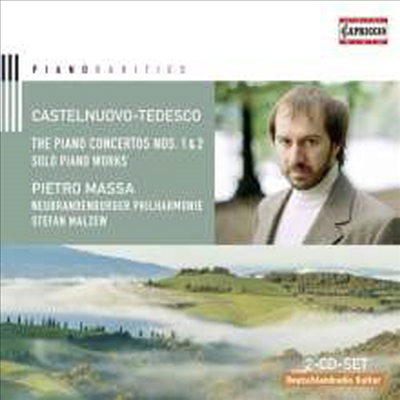 카스텔누오보-테데스코: 피아노 협주곡 1, 2번, 독주 작품집 (Castelnuovo-Tedesco: Piano Concerto No.1 & 2, Piano Solo Works) (2CD) - Pietro Massa