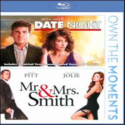 Date Night / Mr &amp; Mrs Smith (브로큰 데이트/미스터 앤 미세스 스미스) (한글무자막)(Blu-ray) (2012)
