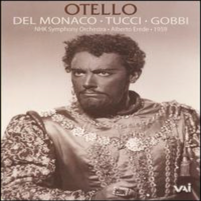 베르디: 오델로 (Verdi: Otello) (Black &White) (한글무자막)(DVD)(2007) - Mario Del Monaco