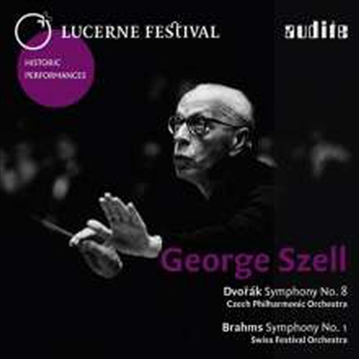 브람스: 교향곡 1번 & 드보르작: 교향곡 8번 (Brahms: Symphony No.1 & Dvorak: Symphony No.8) (Digipack)(CD) - George Szell