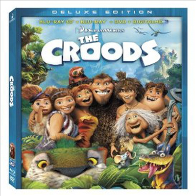 The Croods (크루즈 패밀리) (한글무자막)(Blu-ray 3D + Blu-ray + DVD + Digital Copy) (2013)
