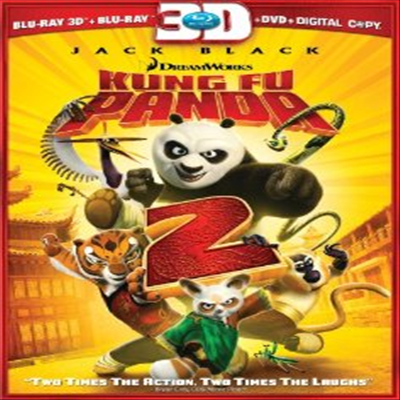 Kung Fu Panda 2 (쿵푸팬더2) (한글무자막)(Blu-ray 3D + DVD Combo + Digital Copy) (2011)