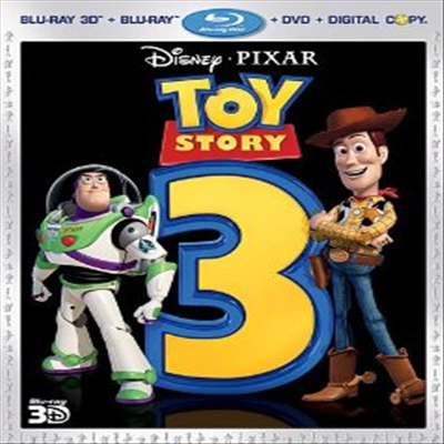 Toy Story3 (토이스토리3) (한글무자막)(Blu-ray 3D + Blu-ray + DVD + Digital Copy) (2010)