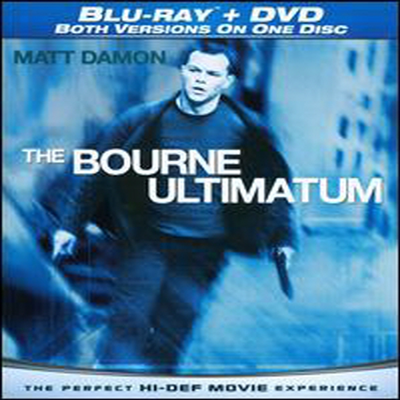 The Bourne Ultimatum (본 얼티메이텀) (한글무자막)(Blu-ray + DVD) (2010)