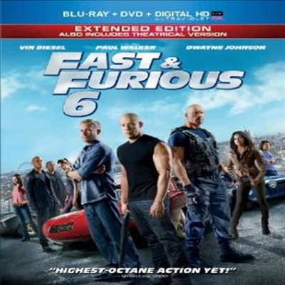 Fast &amp; Furious 6 :Extended Edition (분노의 질주: 더 맥시멈) (한글무자막)(Blu-ray) (2013)