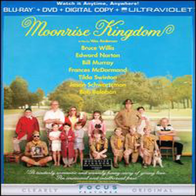 Moonrise Kingdom (문라이즈 킹덤) (한글무자막)(Blu-ray + DVD + Digital Copy + UltraViolet) (2012)