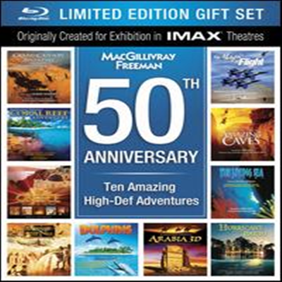 MacGillivray Freeman 50th Anniversary Limited Edition Gift Set (Ten Amazing High-Def Adventures) (Blu-ray) (2008)