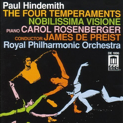 힌데미트 : 네가지 기질, 격조높은 영상 (Hindemith : The Four Temperaments)(CD) - James De Preist