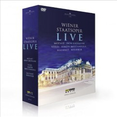 모차르트: 돈 지오반니, 베르디: 시몬 보카네그라, 마스네: 베르테르 (Wiener Staatsoper Live - Mozart: Don Giovanni, Verdi: Simon Boccanegra, Massenet: Werther) (지역코드1)(3DVD) (2013) - Riccardo Muti