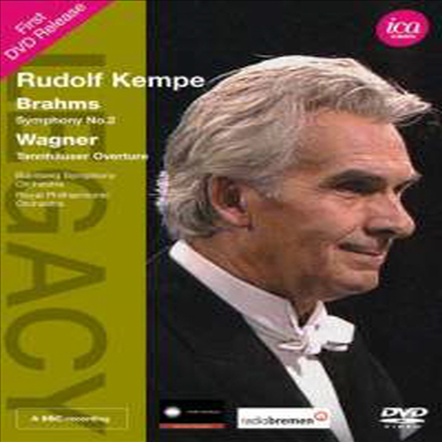 브람스: 교향곡 2번 & 바그너: 탄호이저 서곡 (Brahms: Symphony No.2 & Wagner: Tannhauser Overture) (DVD)(2013) - Rudolf Kempe