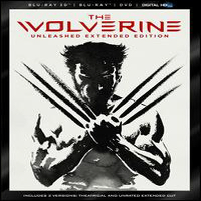 The Wolverine - Unleashed Extended Edition (더 울버린) (한글무자막)(Blu-ray 3D+Blu-ray+DVD)