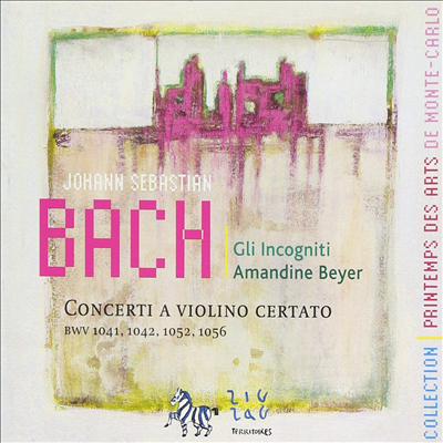 바흐 : 쳄발로 협주곡 1번 BWV1052, 쳄발로 협주곡 5번 BWV1056, 바이올린 협주곡 2번 BWV1042 &amp; 바이올린 협주곡 1번 BWV1041 (CD) - Amandine Beyer