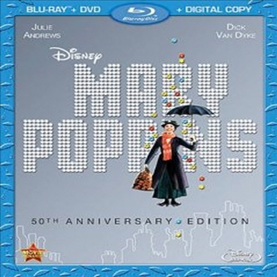 Mary Poppins: 50th Anniversary Edition (메리 포핀스) (한글무자막)(Blu-ray) (1964)
