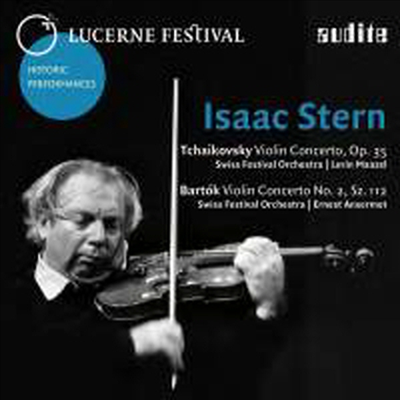 바르톡: 바이올린 협주곡 2번 & 차이코프스키: 바이올린 협주곡 (Bartok: Violin Concerto No.2 & Tchaikovsky: Violin Concerto - Lucerne Festival Historic Performances Vol. II)(CD) - Isaac Stern
