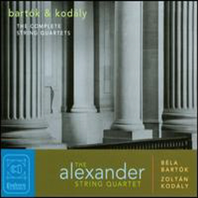 바르톡: 현악 사중주 1-6번, 코다이: 현악 사중주 1, 2번 (Bartok: Complete String Quartets, Kodaly: Strimg Quartet No.1 &amp; 2) (Digipack)(3CD) - Alexander String Quartet