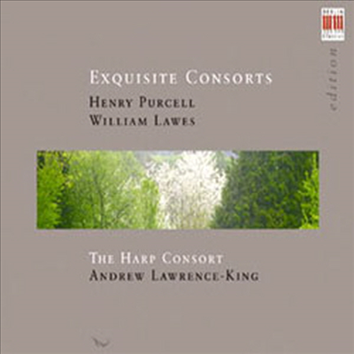 퍼셀, 로스 : 아름다운 콘소트 (Purcell, Lawes : Exquisite Consorts)(CD) - Andrew Lawrence King