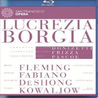 도니제티: 오페라 '루크레치아 보르자' (Donizetti: Oepra 'Lucrezia Borgia') (Blu-ray)(한글자막) (2013) - Riccardo Frizza