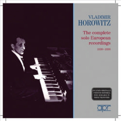 유러피언 솔로 레코딩 전집 1930-1936 (The Complete solo European Recording 1930-1936) (2CD) - Viadimir Horowitz