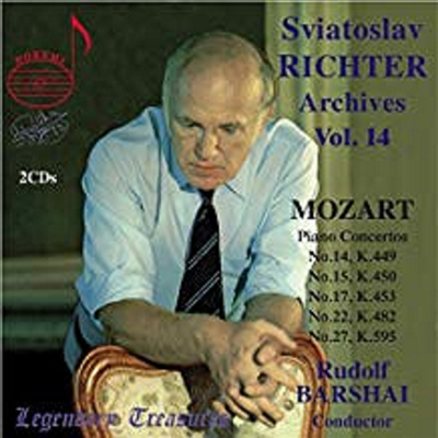 Richter Archives Vol.14 - 모차르트 : 피아노 협주곡 14, 15, 17, 22, 27번 &amp; 소나타 K.545 - Sviatoslav Richter