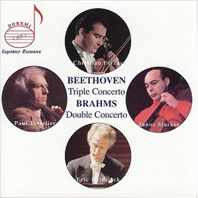 베토벤 : 삼중 협주곡 & 브람스 : 이중 협주곡 (Beethoven : Triple Concertos & Brahms : Double Concert (CD) - Christian Ferras