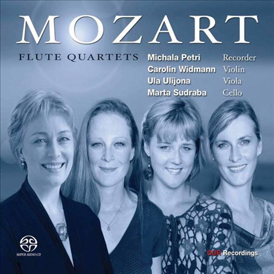 모차르트 : 플루트 사중주 K.285, 285a, 285b, 298 (Mozart : Flute Quartet No. 1 In D Major, K. 285) (SACD Hybrid) - Michala Petri