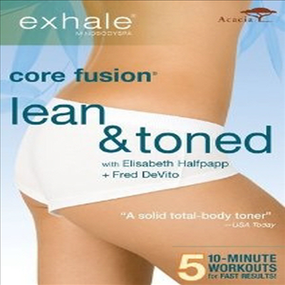 Exhale: Core Fusion - Lean &amp; Toned (코어 퓨젼 - 린 앤 톤드) (지역코드1)(한글무자막)(DVD)