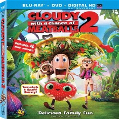 Cloudy with a Chance of Meatballs 2 (하늘에서 음식이 내린다면 2) (한글무자막)(Blu-ray) (2013)