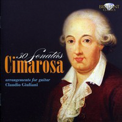 치마로자: 30개의 소나타 - 기타 편곡반 (Cimarosa: 30 Sonatas - Arrangements For Guitar)(CD) - Claudio Giuliani