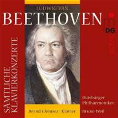 베토벤: 피아노 협주곡 1 - 5번 (Beethoven: Compelet Piano Concertos Nos. 1 - 5) (3CD) - Bernd Glemser