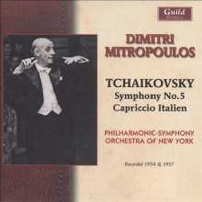 차이코프스키: 교향곡 5번 &amp; 이탈리아 기상곡 (Tchaikovsky: Symphony No.5 &amp; Capriccio Italien, Op. 45)(CD) - Dmitri Mitropoulos