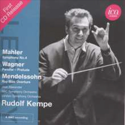 말러: 교향곡 4번 & 바그너: 트리스탄과 이졸데 전주곡 (Mahler: Symphony No.4 & Wagner: Parsifal: Prelude to Act 1)(CD) - Rudolf Kempe