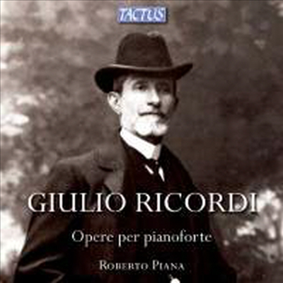 리코르디: 피아노 작품집 (Ricordi: Works for Piano)(CD) - Roberto Piana