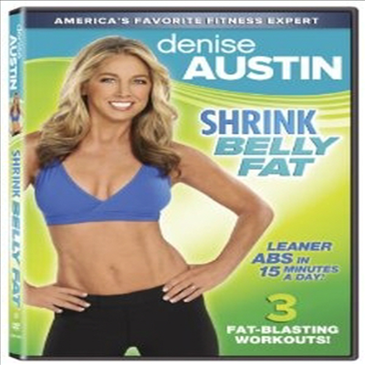 Denise Austin: Shrink Belly Fat (슈링크 벨리 팻) (지역코드1)(한글무자막)(DVD)