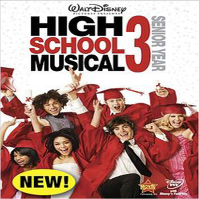 Zac Efron/Vanessa Hudgens - High School Musical 3: Senior Year (하이 스쿨 뮤지컬: 졸업반) (Single-Disc Theatrical Version) (지역코드1)(DVD)(2008)
