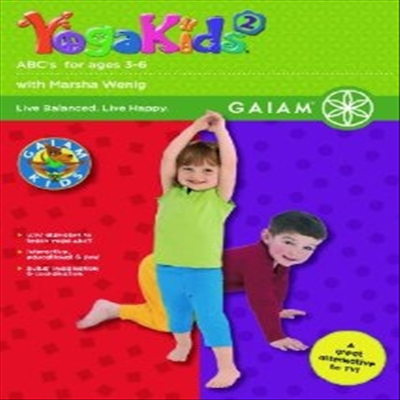 Yoga Kids, Vol. 2: ABC&#39;s for Ages 3-6 (요가 키즈 2) (지역코드1)(한글무자막)(DVD)