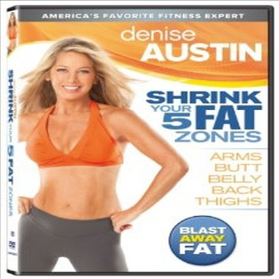 Denise Austin: Shrink Your 5 Fat Zones (쉬링크 요어 5 팻 존) (지역코드1)(한글무자막)(DVD)