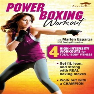 Power Boxing Workout with Marlen Esparza (파워 복싱 워크아웃) (지역코드1)(한글무자막)(DVD)