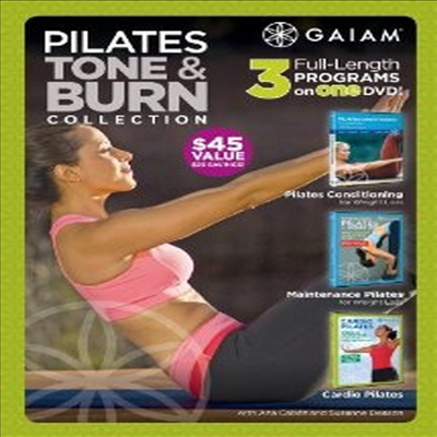 Pilates Tone & Burn Collection (필라테스 톤 앤 번 컬렉션) (지역코드1)(한글무자막)(DVD)