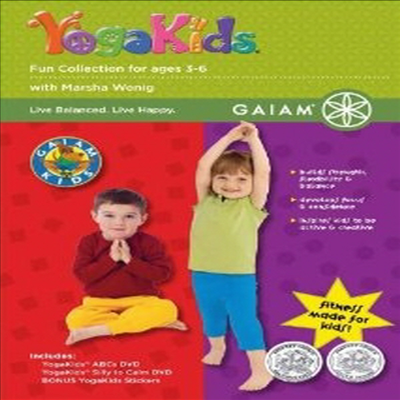 Gaiam Kids: Yogakids Fun Collection (요가키즈 펀 컬렉션) (지역코드1)(한글무자막)(DVD)