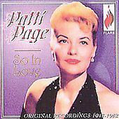 Patti Page - So In Love (CD)