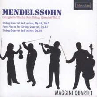 멘델스존: 현악 사중주 4번 & 6번 (Mendelssohn: String Quartets Nos.4 & 6)(CD) - Maggini Quartet