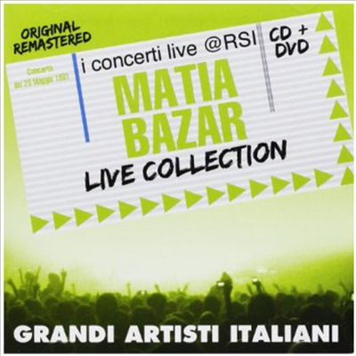 Matia Bazar - Live Collection (Remastered)(CD+PAL DVD)