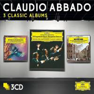 클라우디오 아바도 - 3 클래식 앨범 로시니, 브람스 & 베르디 (Claudio Abbado - 3 Classic Albums Rossini, Brahms & Verdi) (3CD)(CD) - Claudio Abbado