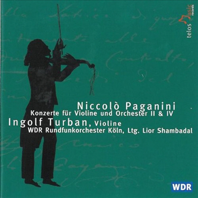 파가니니: 바이올린 협주곡 2번 & 4번 (Paganini: Violin Concertos Nos.2 & 4)(CD) - Ingolf Turban