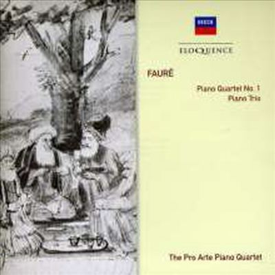 포레: 피아노 사중주 1번, 피아노 삼중주 (Faure: Piano Quartet No.1, Piano Trio)(CD) - Pro Arte Piano Quartet